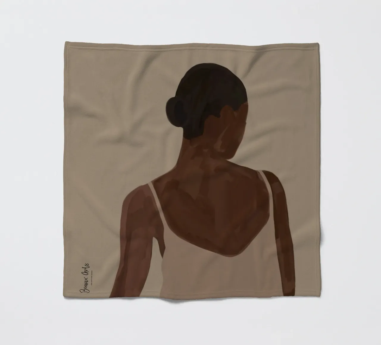 Afro Journey coperta in pile da Mathudace Créas