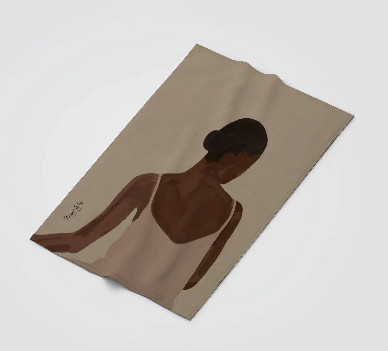 Afro Journey coperta in pile da Mathudace Créas