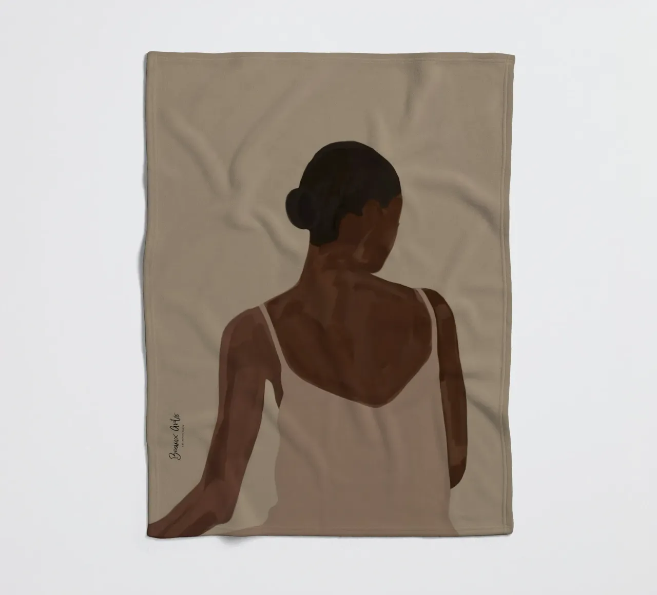 Afro Journey coperta in pile da Mathudace Créas