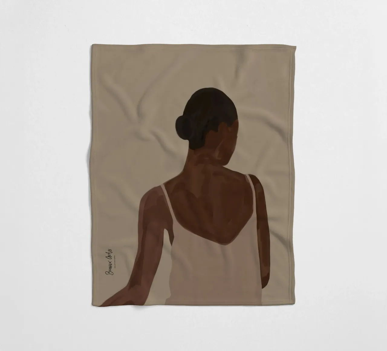 Afro Journey coperta in pile da Mathudace Créas