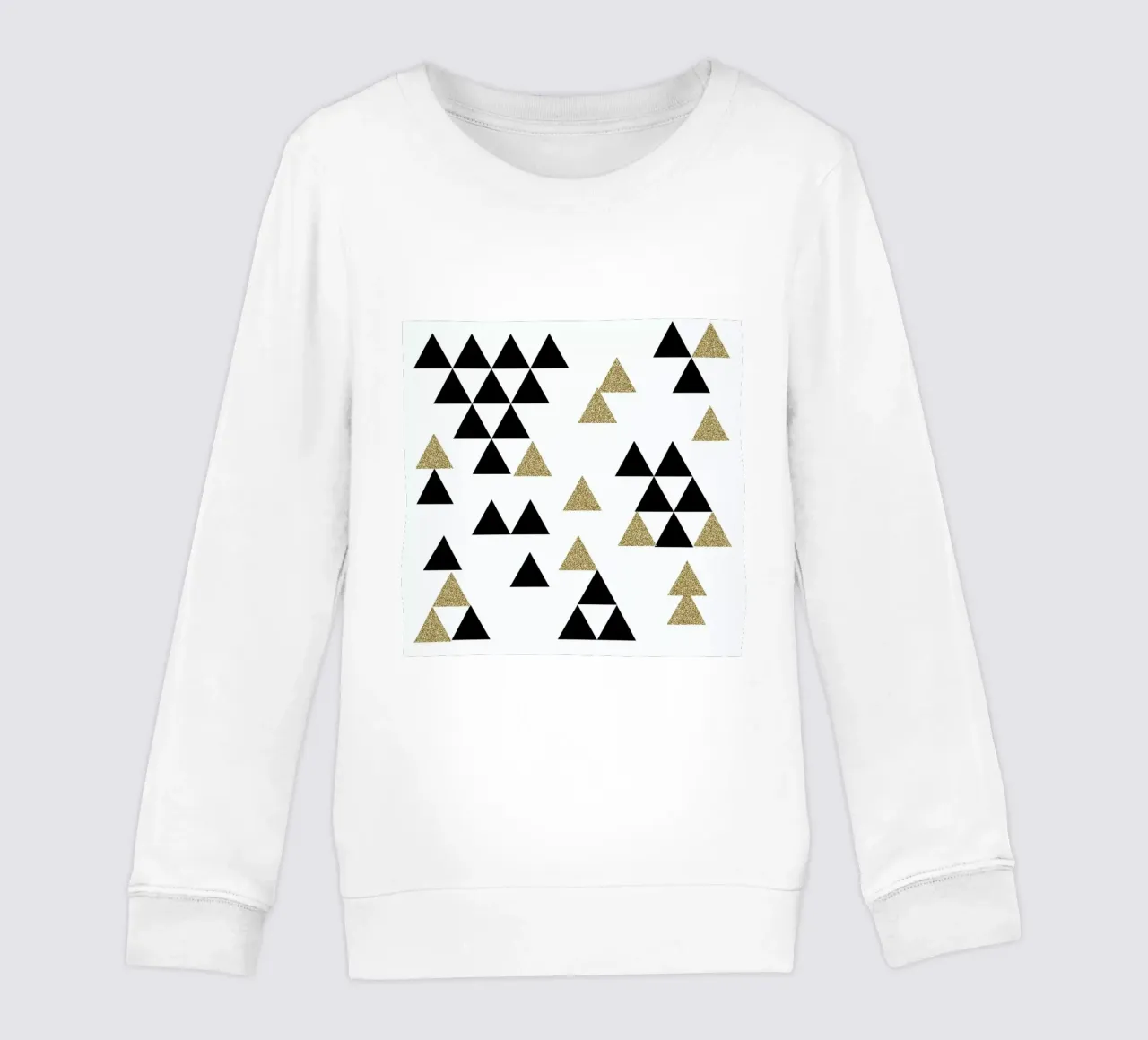 Triangle Town kids sweatshirt by Charlotte Winter
