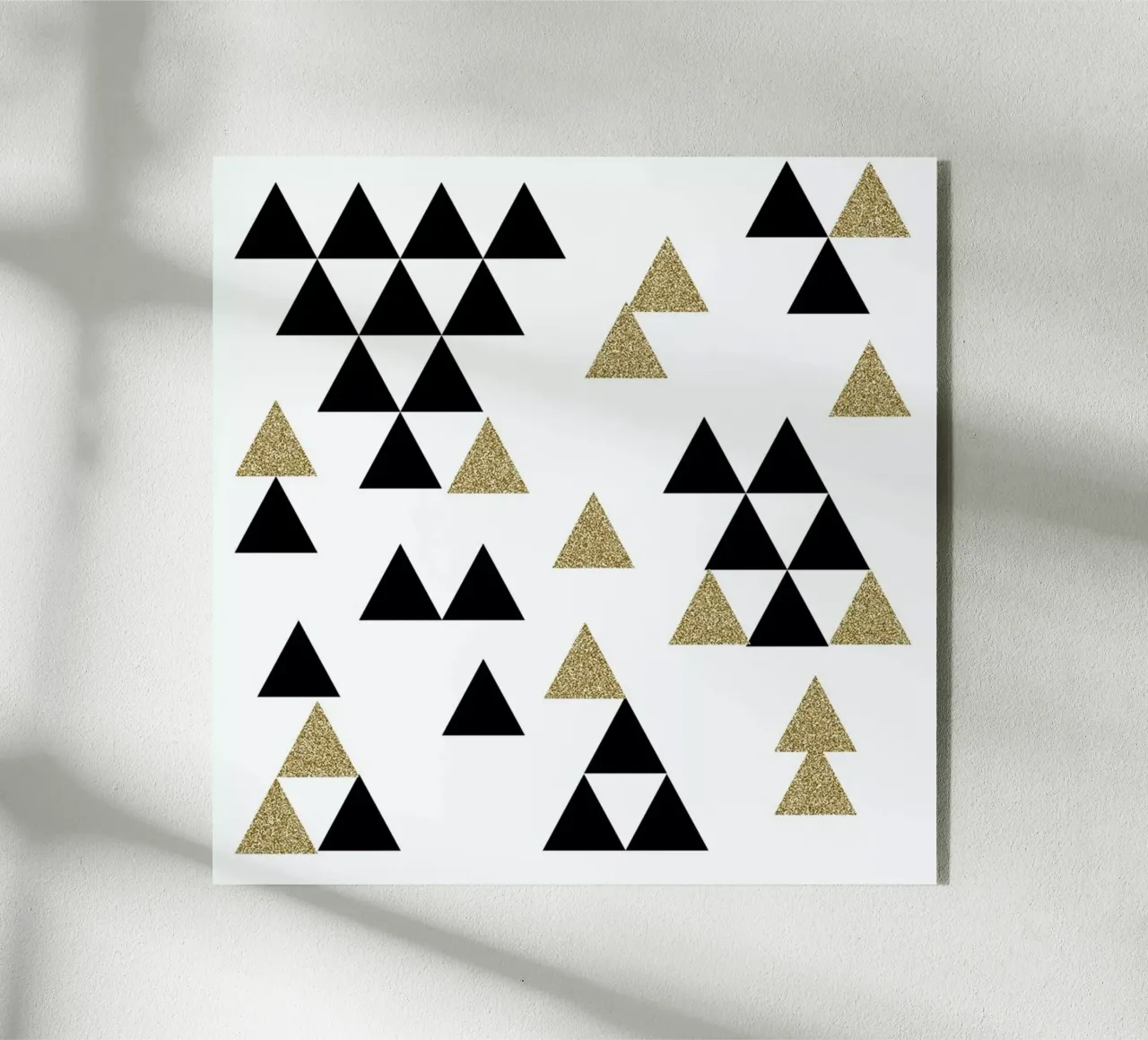 Triangle Town acryl van Charlotte Winter