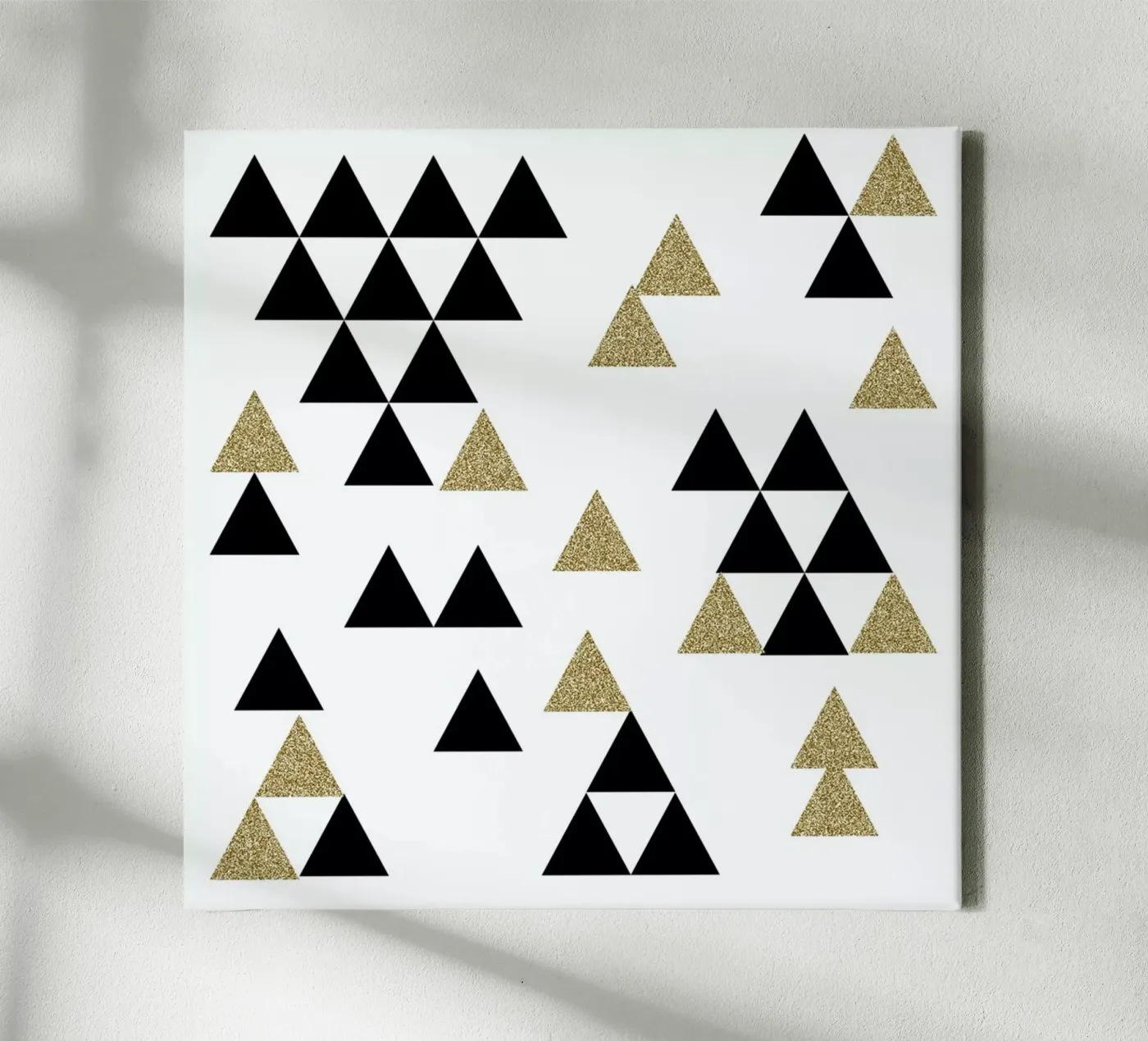 Triangle Town canvas by Charlotte Winter