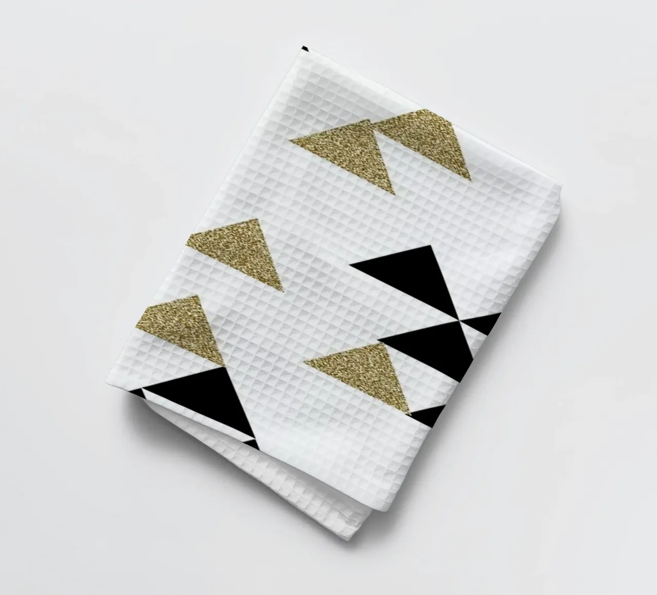 Triangle Town tea towel by Charlotte Winter