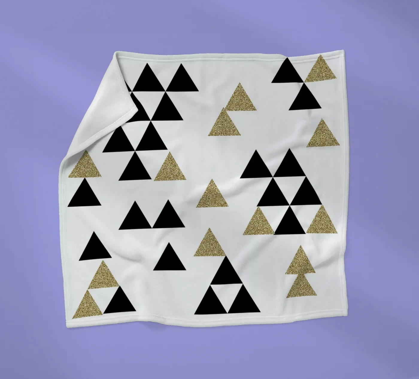 Triangle Town fleecedeken van Charlotte Winter