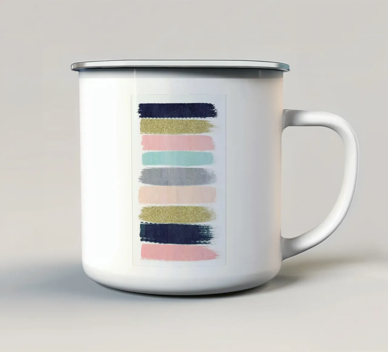 Zara enamel mug by Charlotte Winter