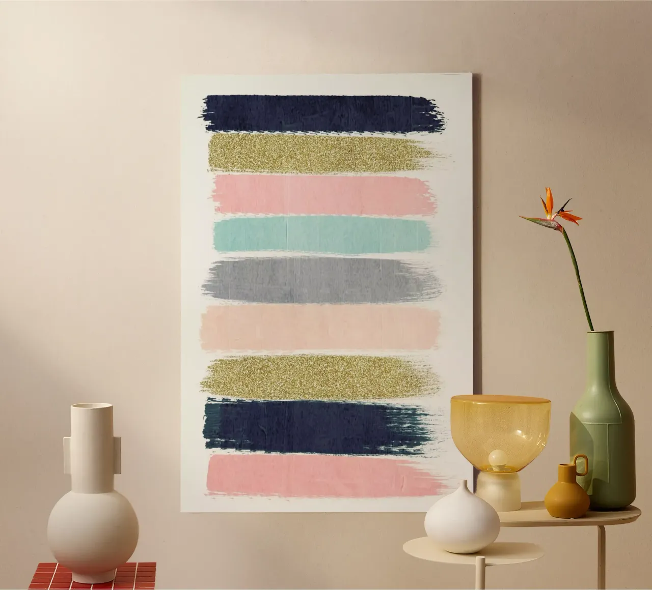 Zara canvas with Floater frame by Charlotte Winter