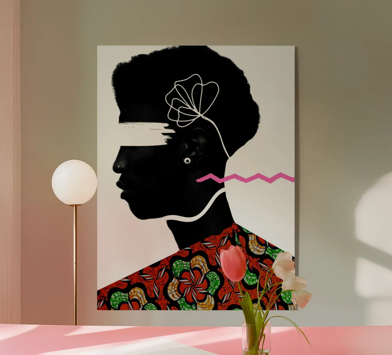 Afro Odyssey plexiglass da Mathudace Créas