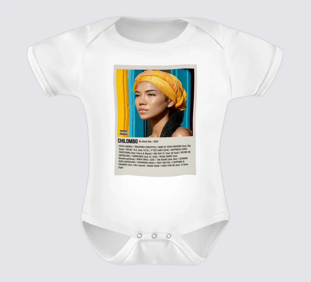 CHILOMBO By Jhené Aiko - 2020 body neonato maniche corte da SoundStudio