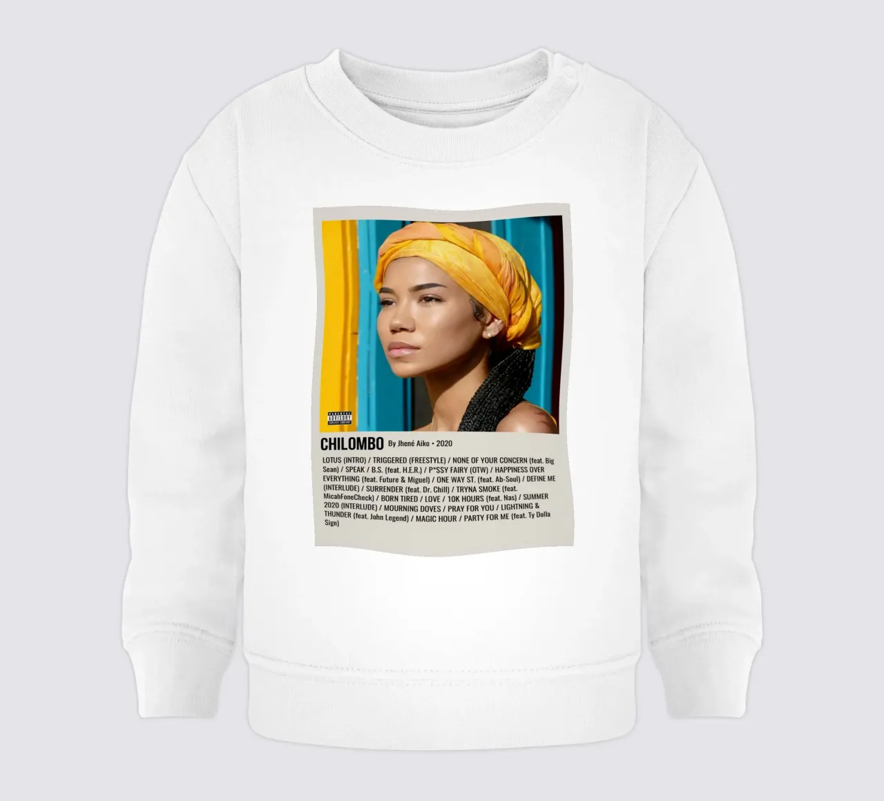 CHILOMBO By Jhené Aiko - 2020 felpa neonato da SoundStudio