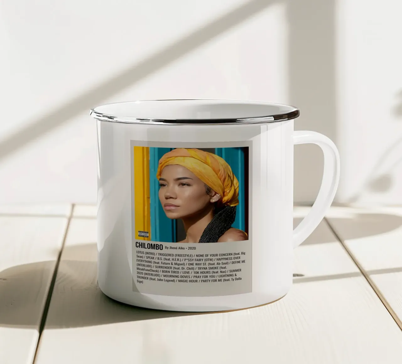 CHILOMBO By Jhené Aiko - 2020 tazza in smalto da SoundStudio