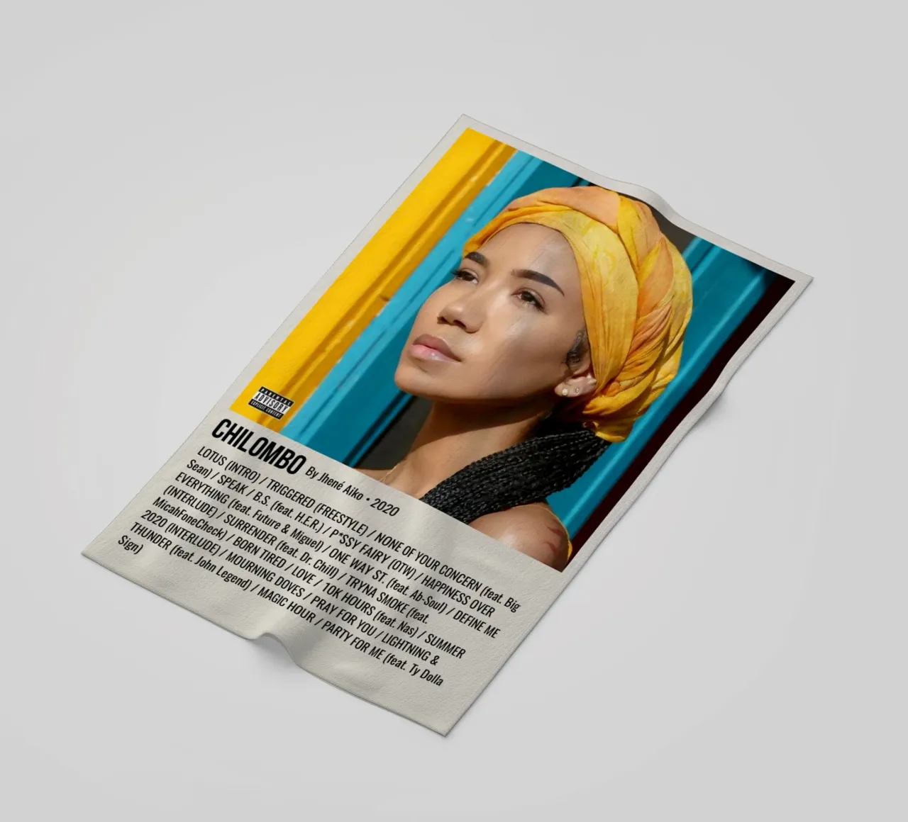 CHILOMBO By Jhené Aiko - 2020 telo mare da SoundStudio