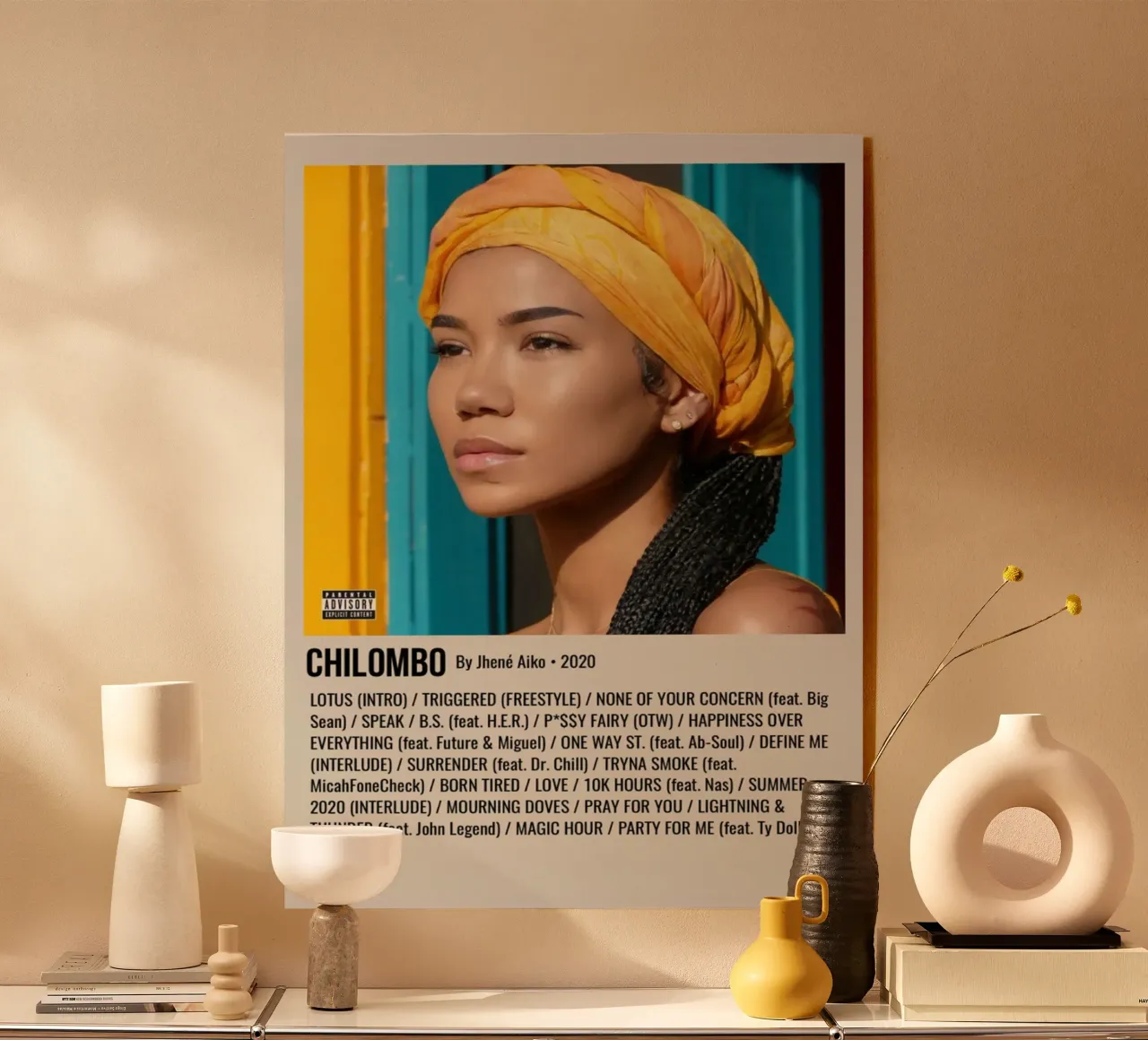 CHILOMBO By Jhené Aiko - 2020 plexiglass da SoundStudio