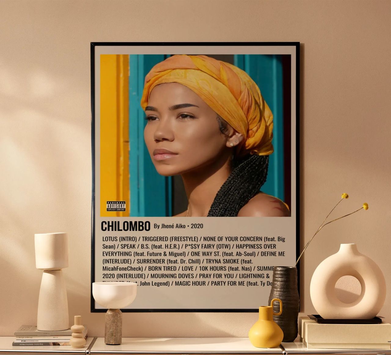 CHILOMBO By Jhené Aiko - 2020 carta hahnemühle da SoundStudio