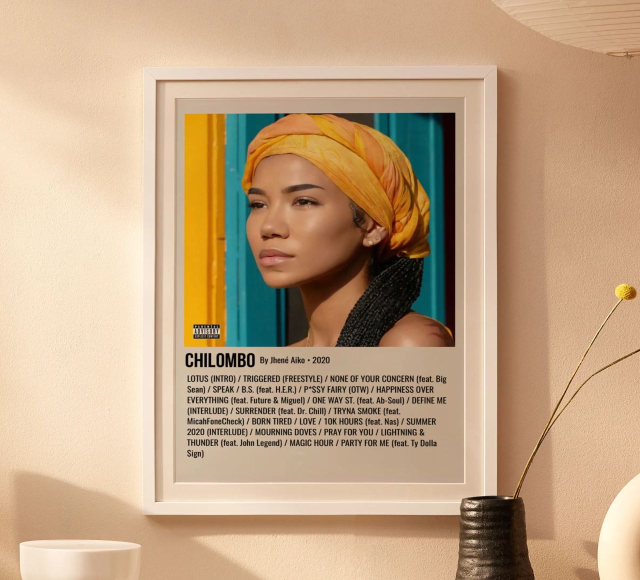 CHILOMBO By Jhené Aiko - 2020 carta hahnemühle da SoundStudio