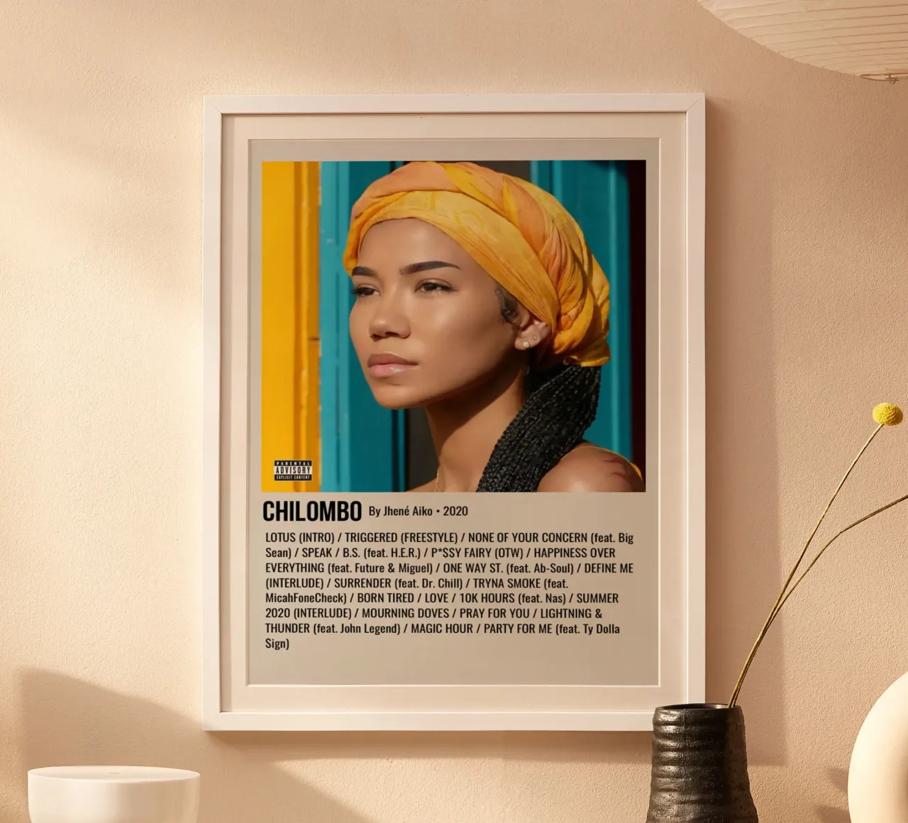 CHILOMBO By Jhené Aiko - 2020 carta hahnemühle da SoundStudio