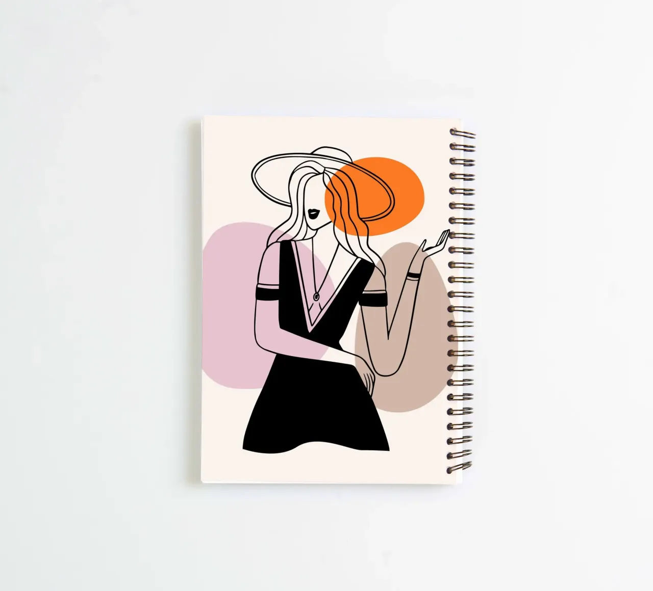 bunt spiral notebook by Alina