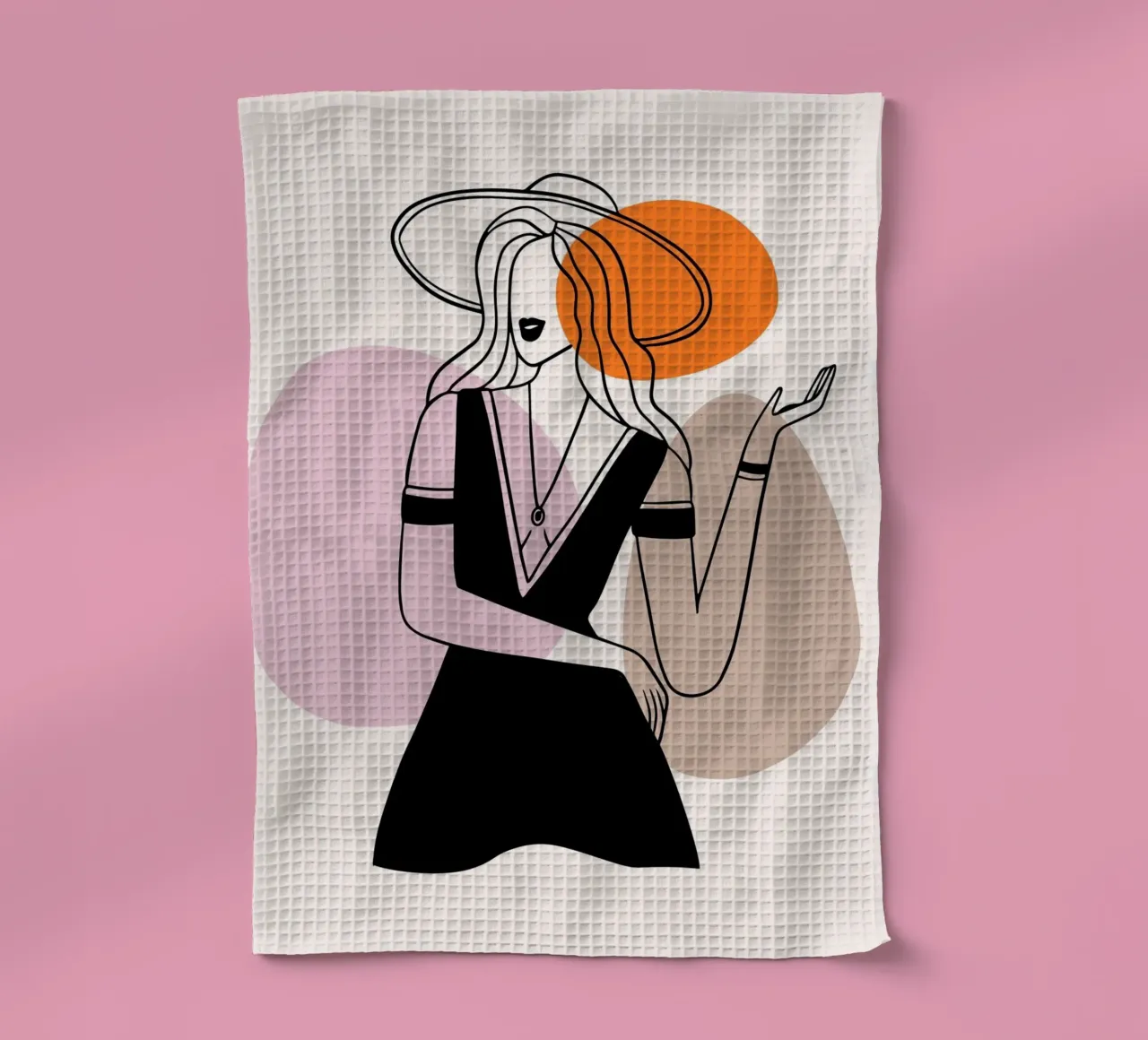 bunt tea towel by Alina