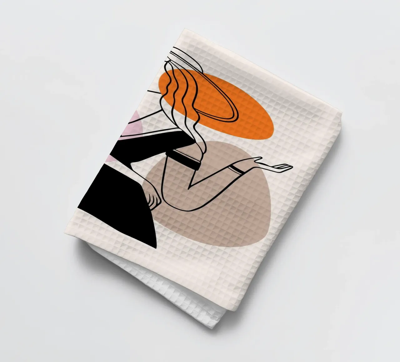 bunt tea towel by Alina