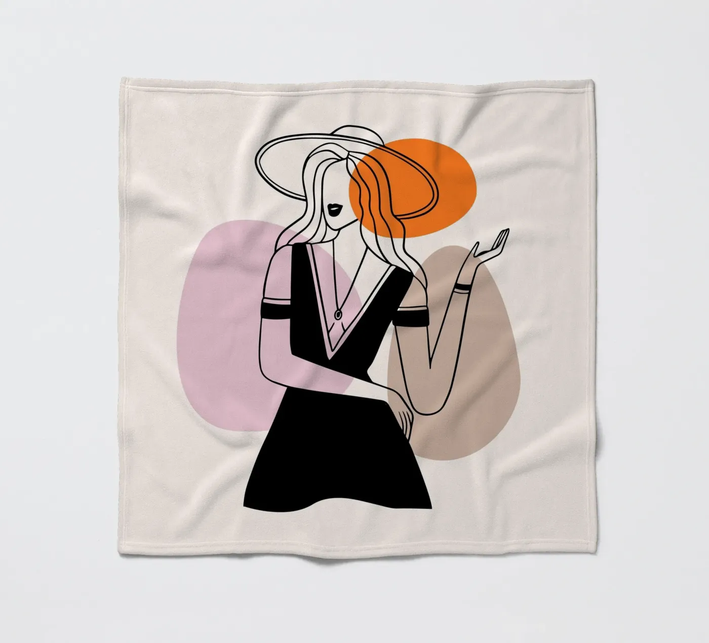 bunt fleecedeken van Alina