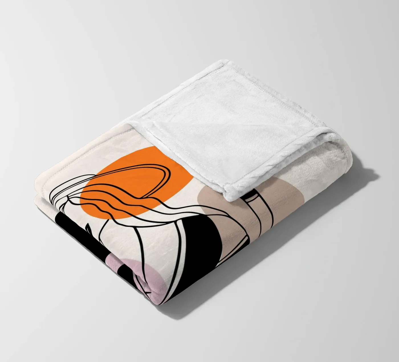 bunt fleecedeken van Alina