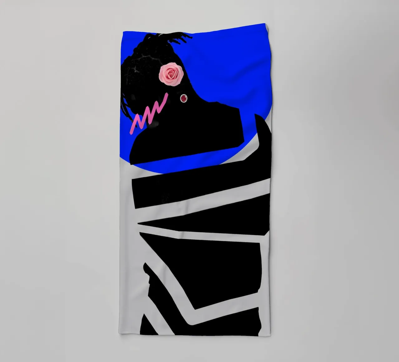 Afro Horizon towel by Mathudace Créas