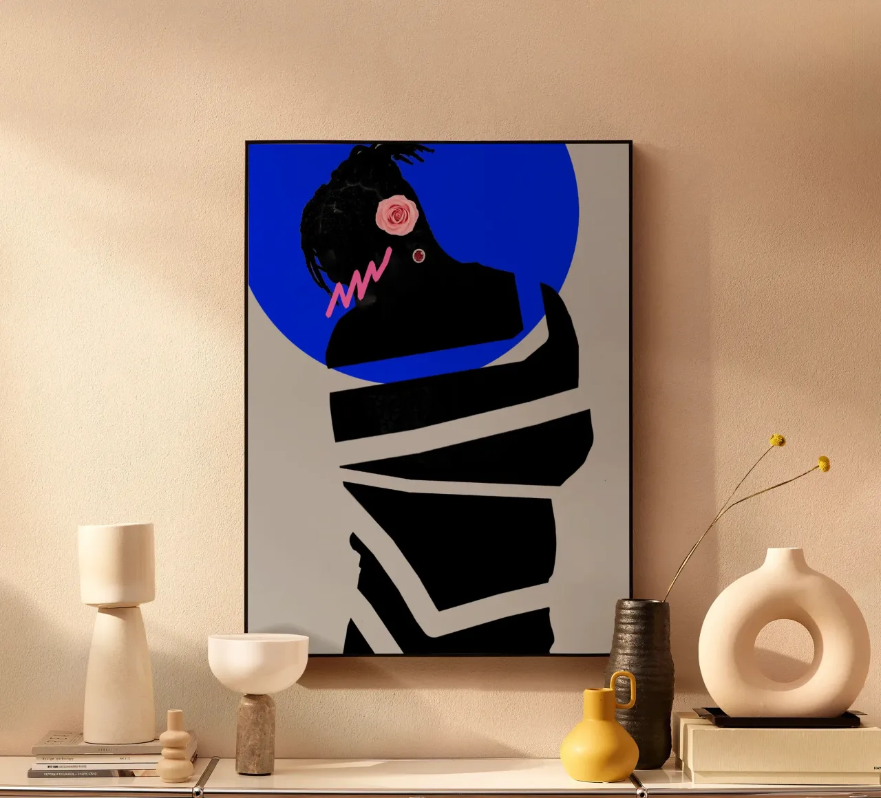 Afro Horizon plexiglass da Mathudace Créas