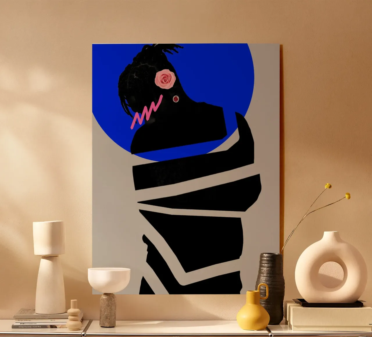 Afro Horizon acrylic glass by Mathudace Créas