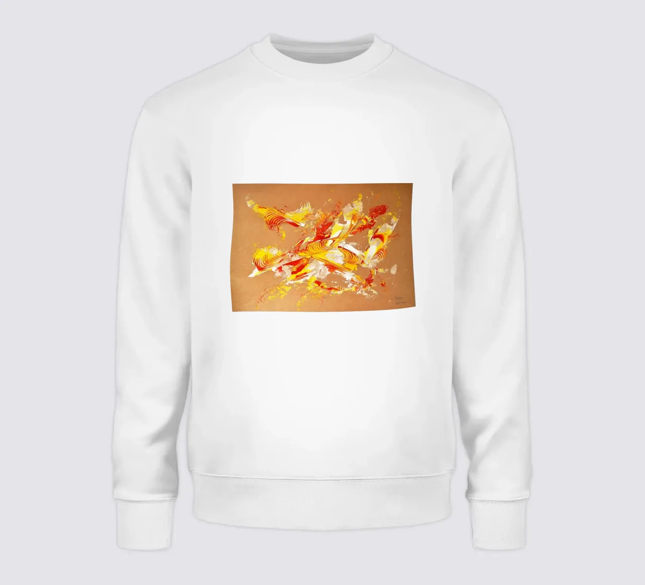 NATURAL STYLE 15 felpa da Thierry Vobmann Abstract painting