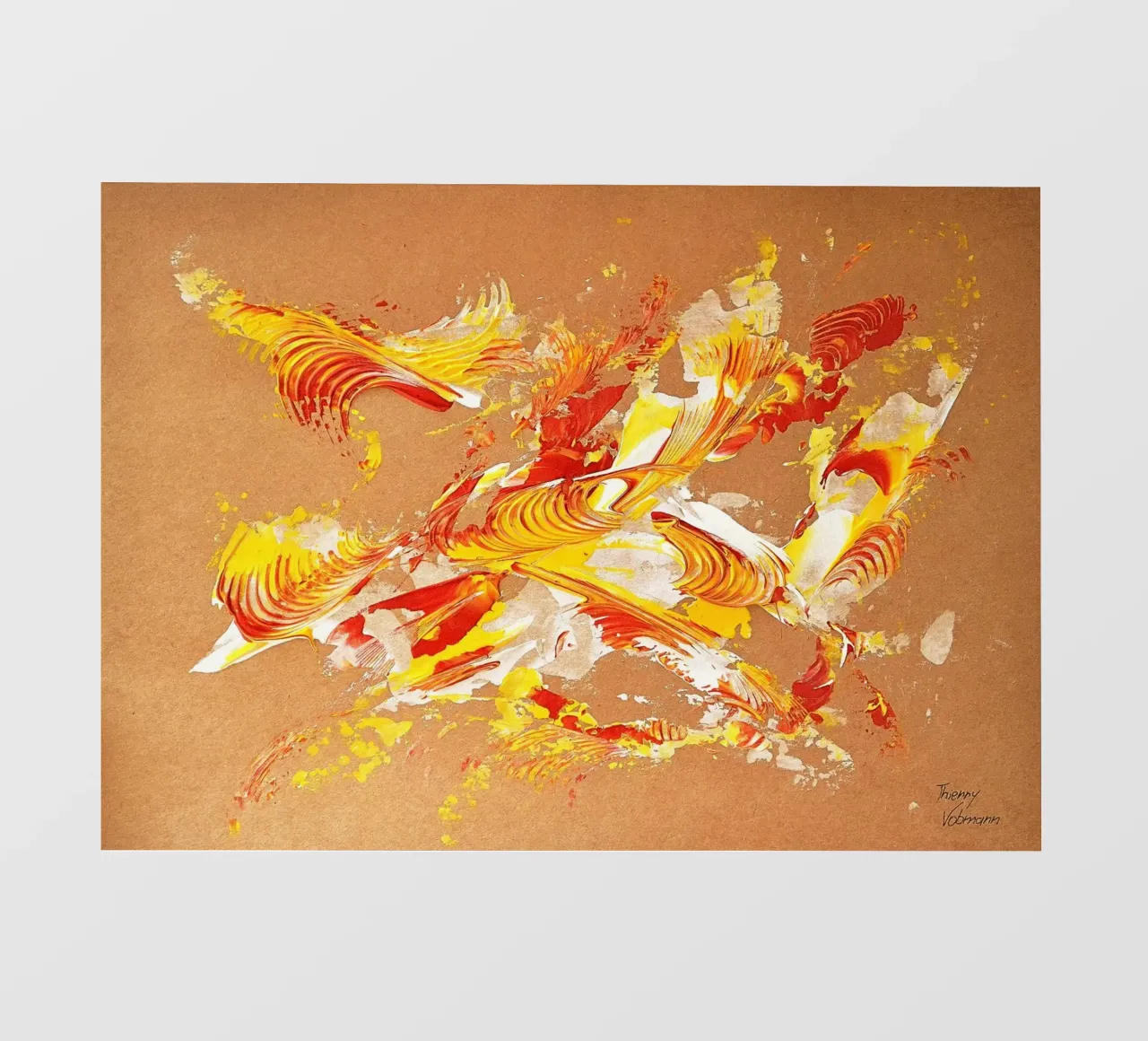 NATURAL STYLE 15 pellicola backlit da Thierry Vobmann Abstract painting