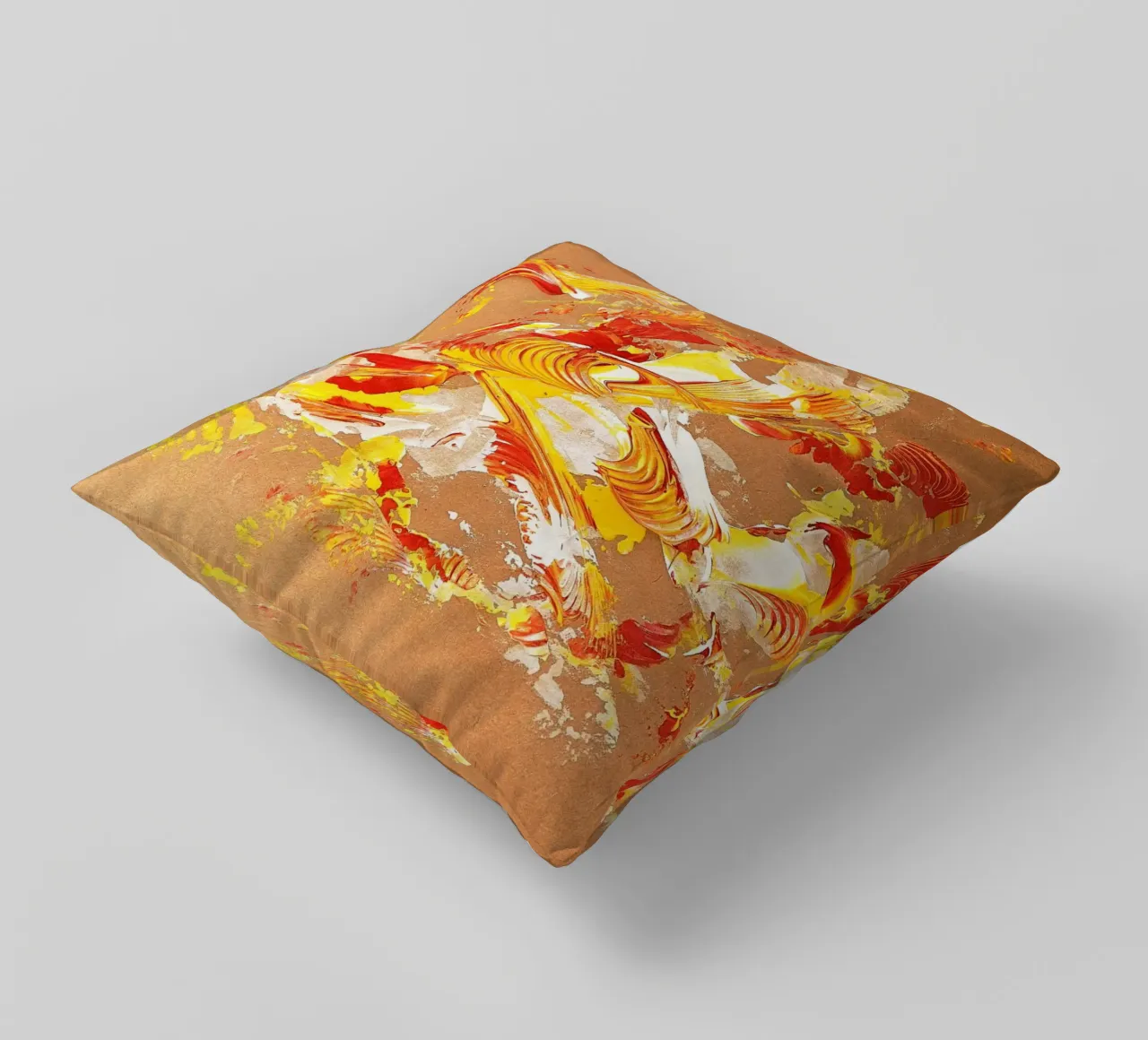 NATURAL STYLE 15 cuscino da Thierry Vobmann Abstract painting