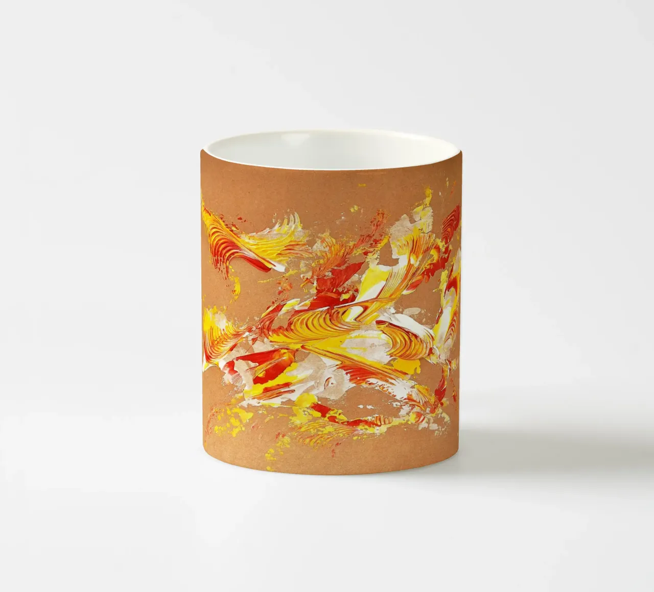 NATURAL STYLE 15 tazza in ceramica da Thierry Vobmann Abstract painting