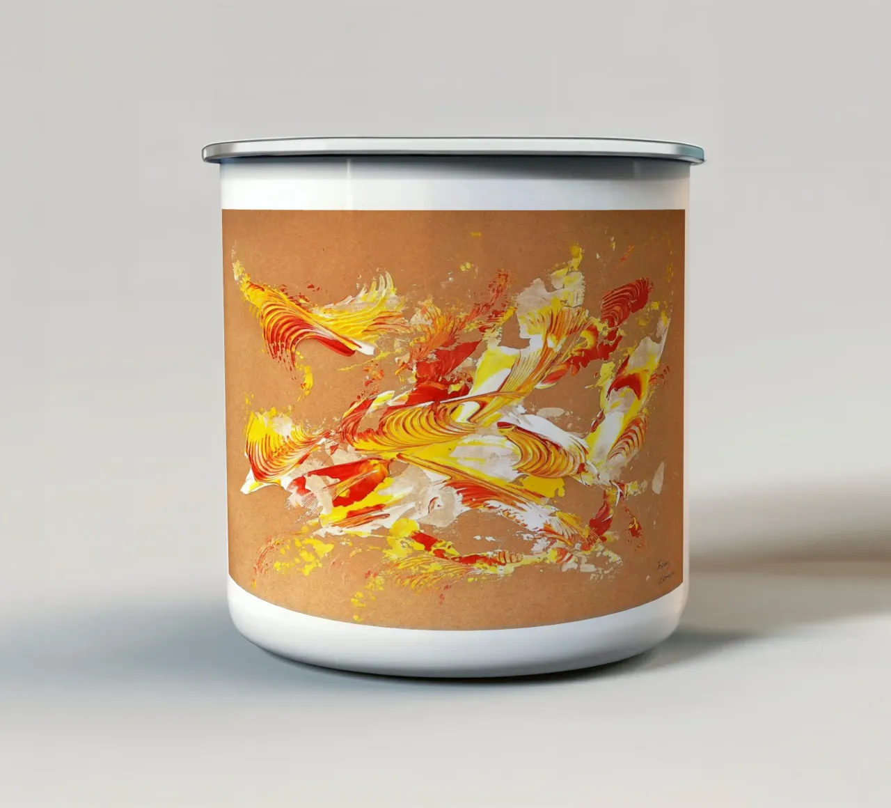 NATURAL STYLE 15 tazza in smalto da Thierry Vobmann Abstract painting