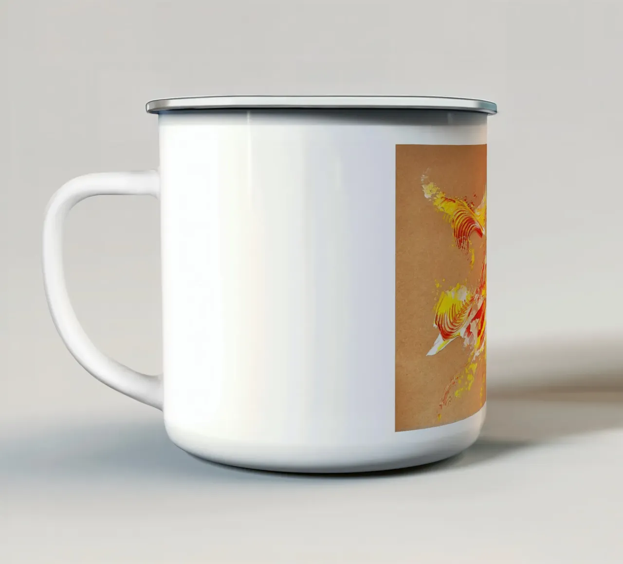 NATURAL STYLE 15 tazza in smalto da Thierry Vobmann Abstract painting