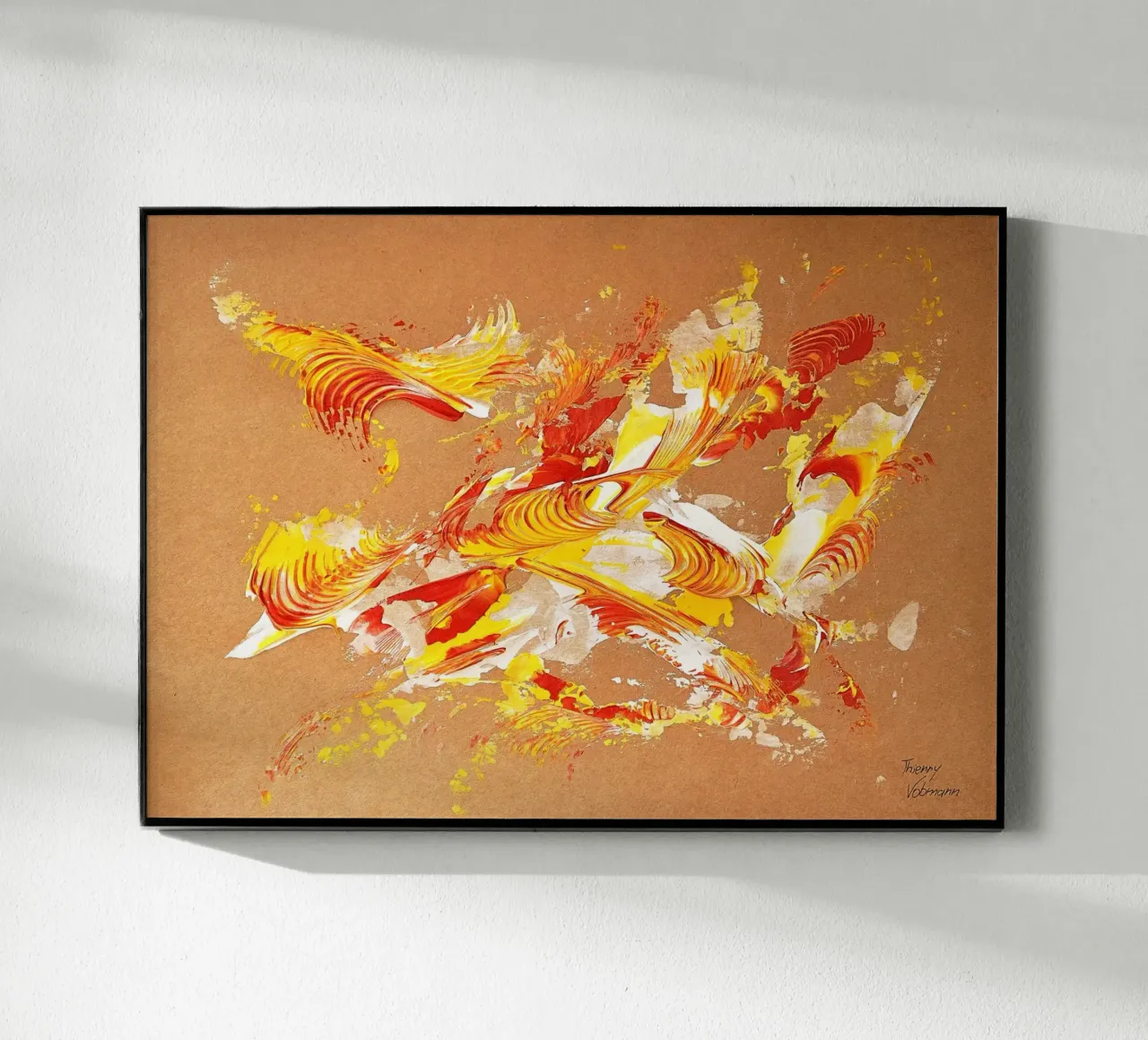 NATURAL STYLE 15 plexiglass da Thierry Vobmann Abstract painting