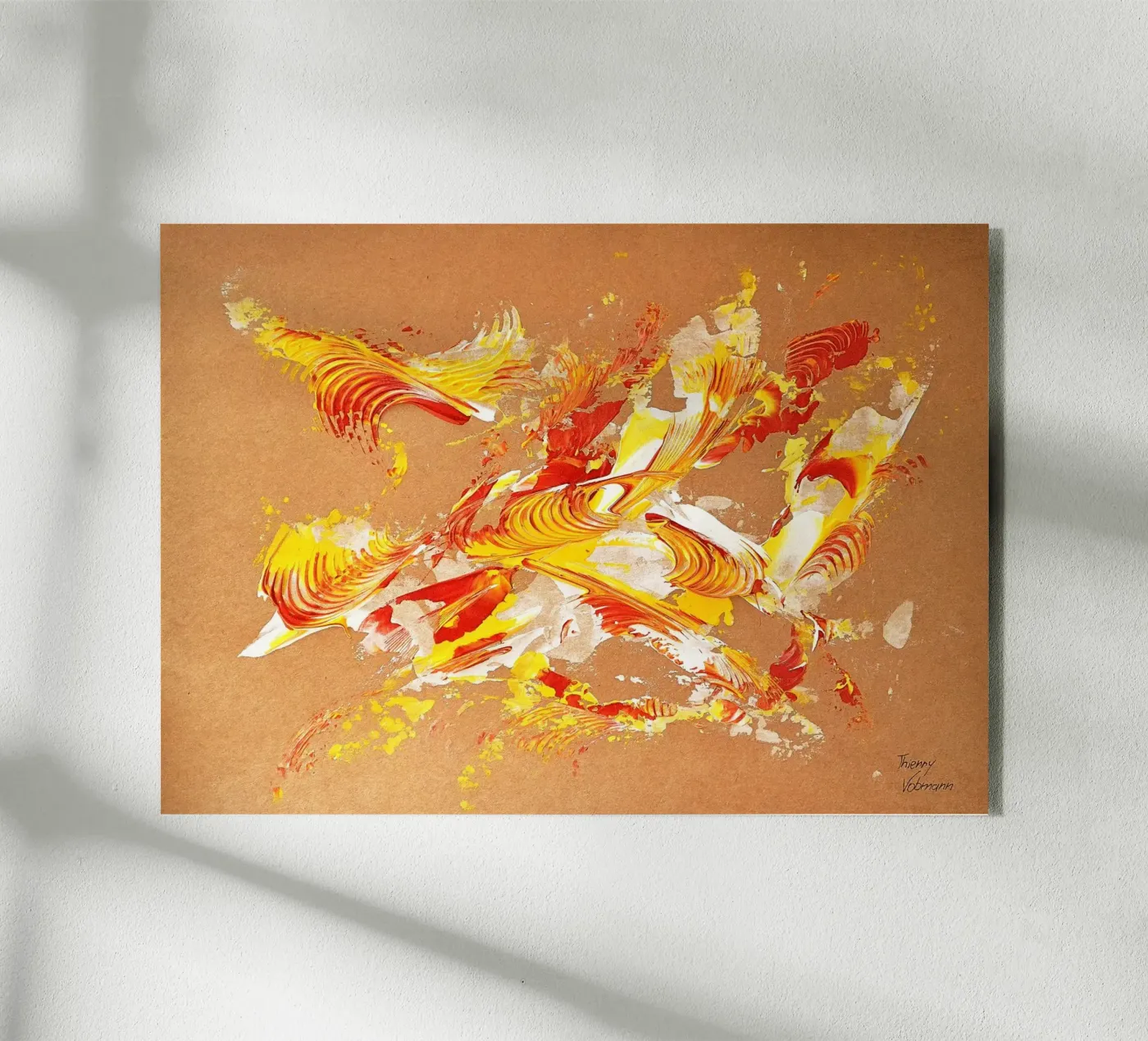 NATURAL STYLE 15 plexiglass da Thierry Vobmann Abstract painting
