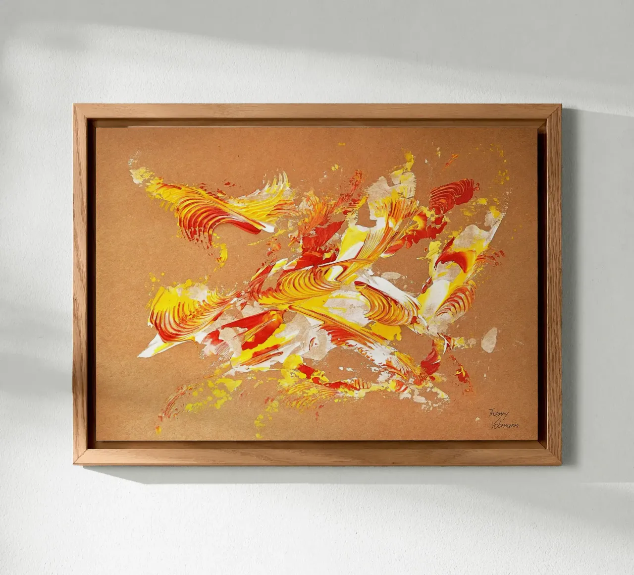NATURAL STYLE 15 alluminio dibond da Thierry Vobmann Abstract painting