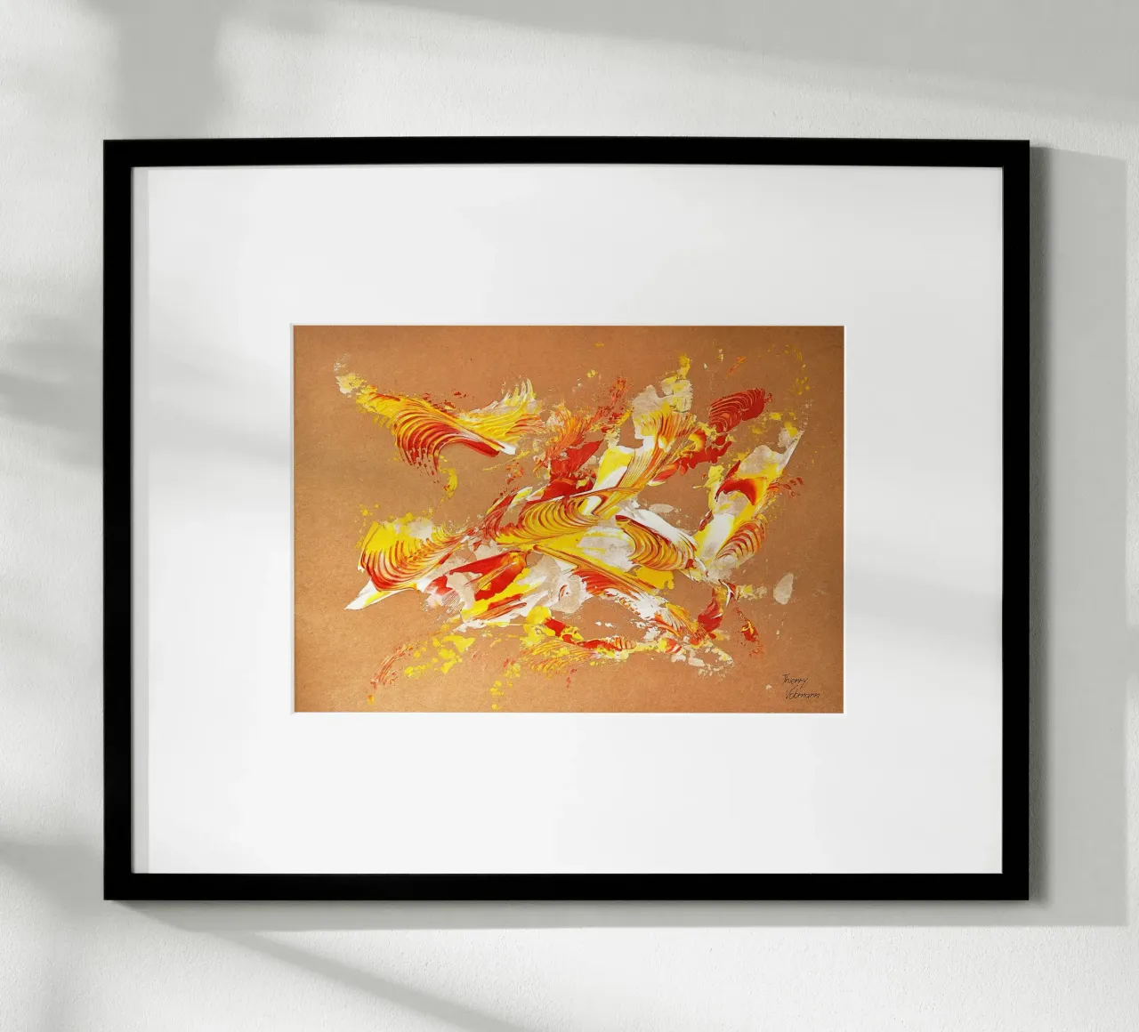 NATURAL STYLE 15 carta hahnemühle da Thierry Vobmann Abstract painting