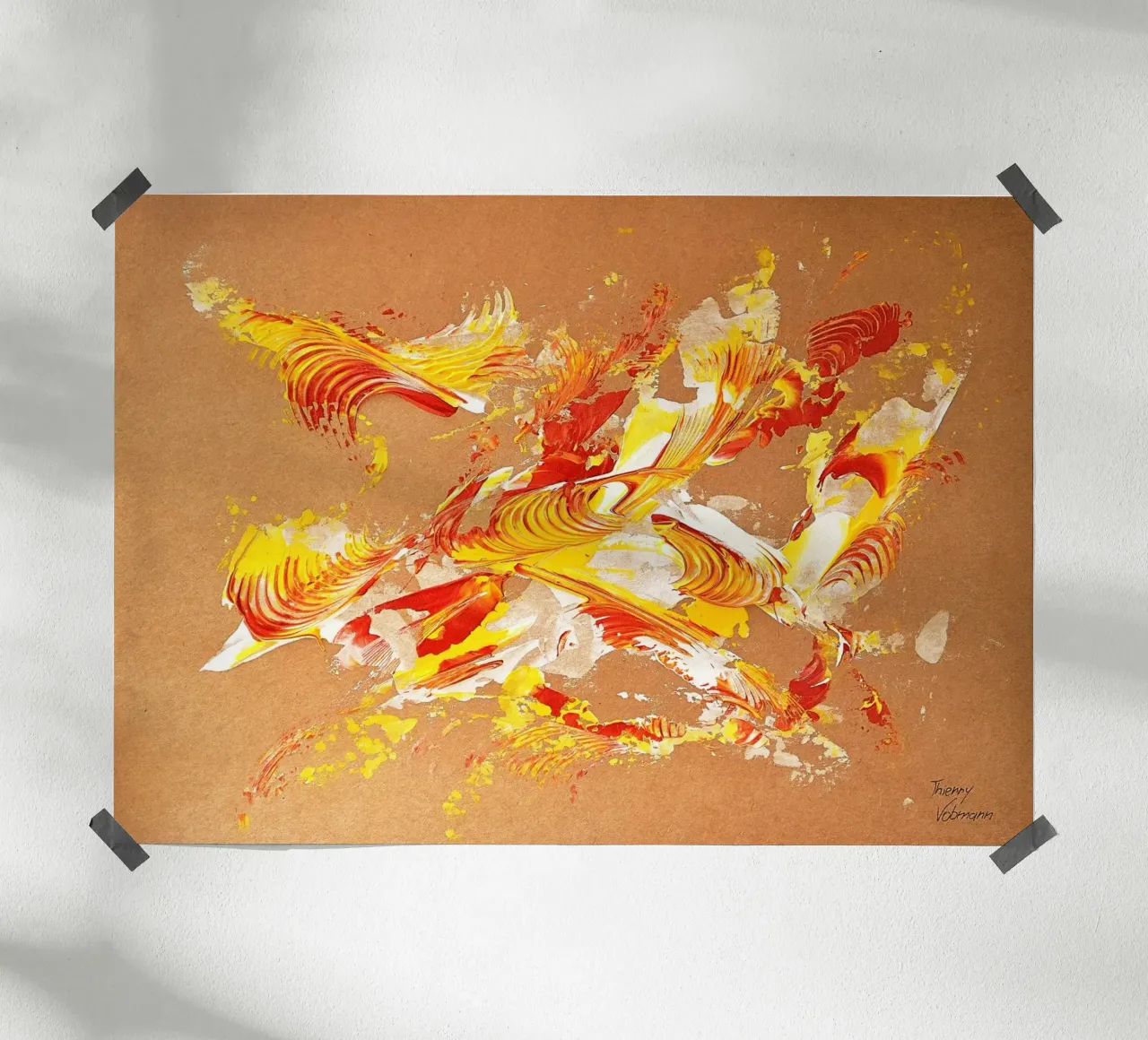 NATURAL STYLE 15 carta hahnemühle da Thierry Vobmann Abstract painting