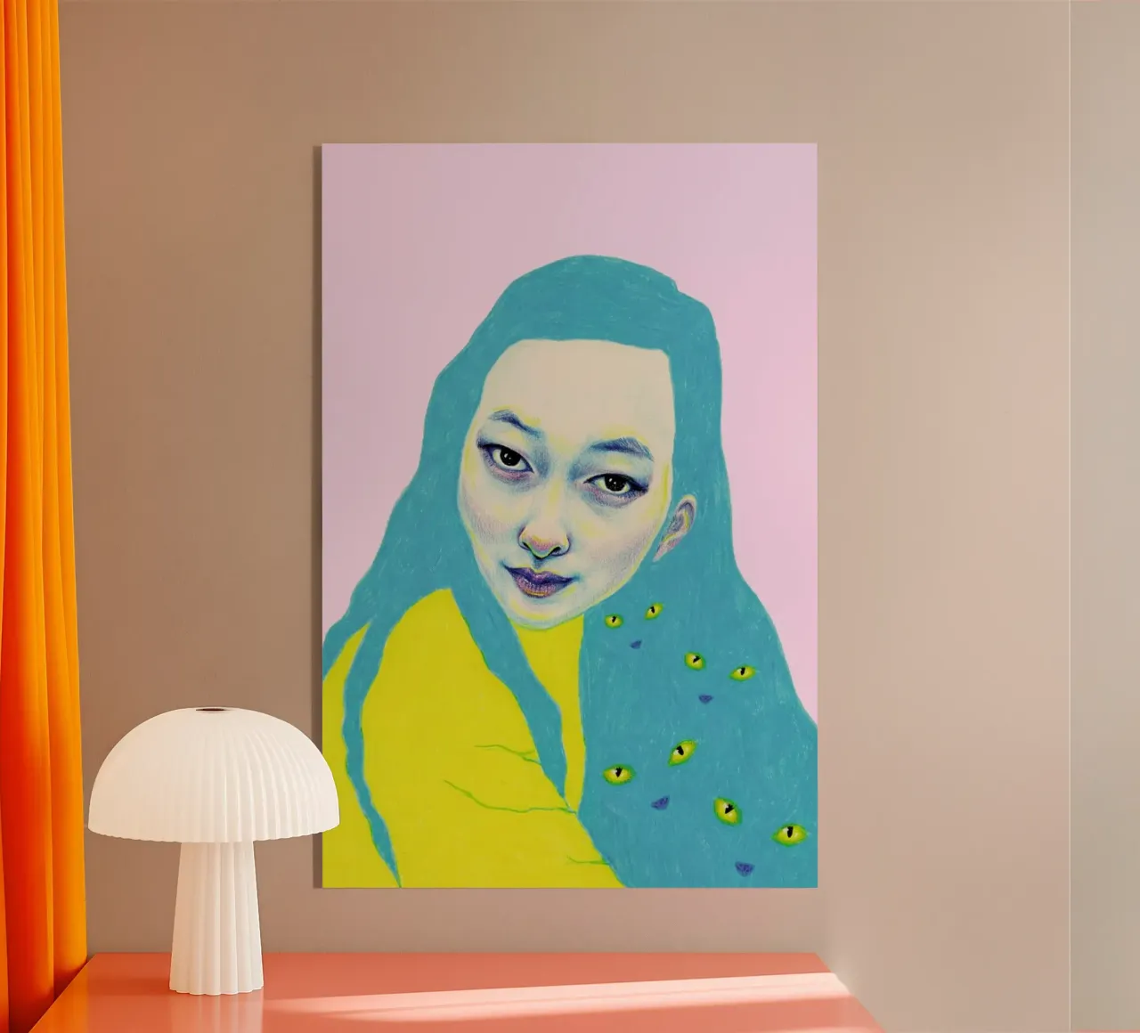 Lulu And The Creatures acrylic glass by Natalie Foss