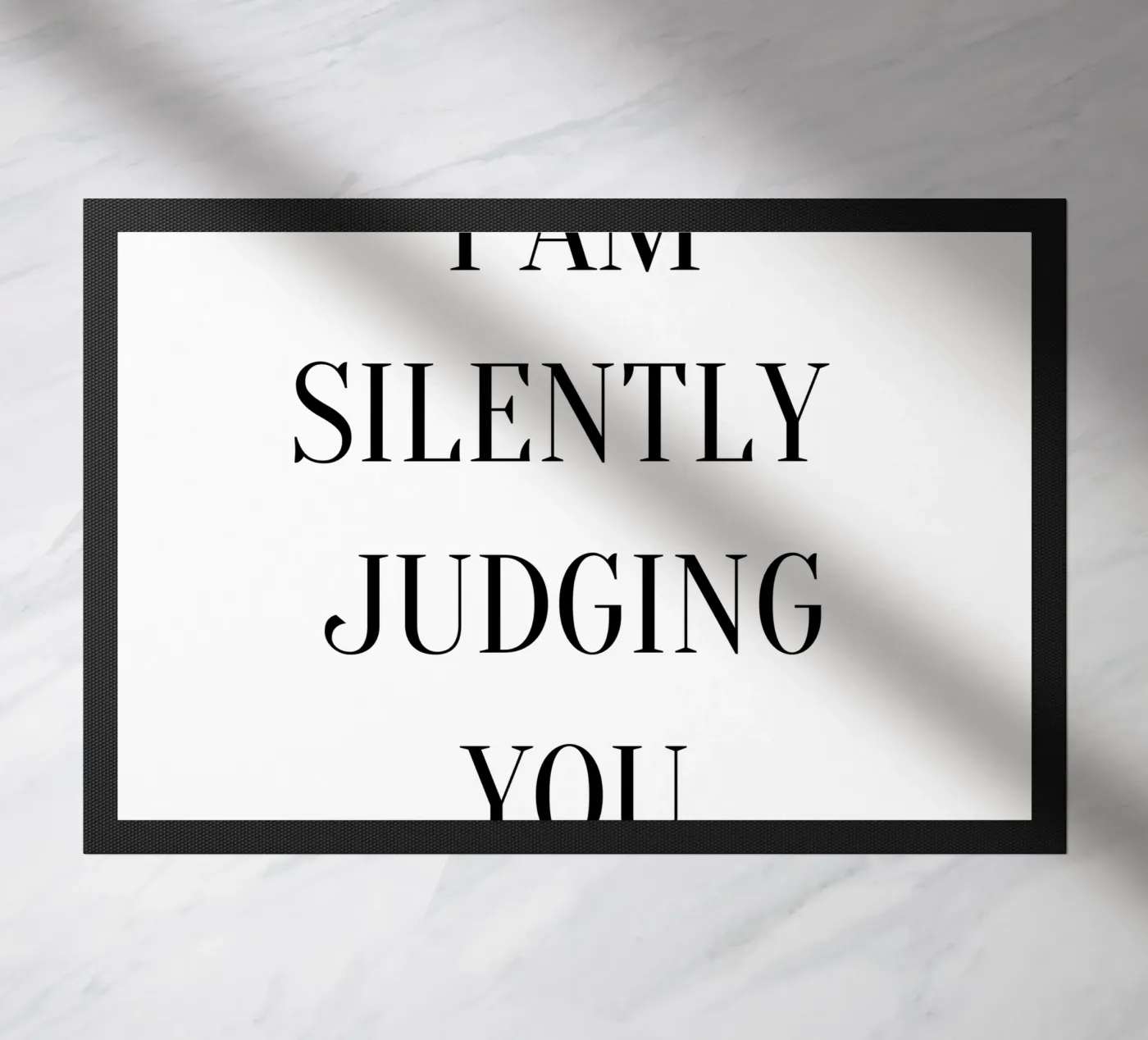 judging deurmat van Alina