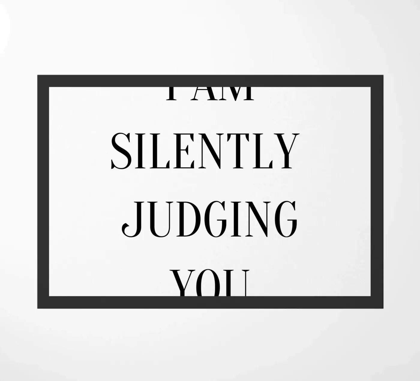 judging Fußmatte von Alina