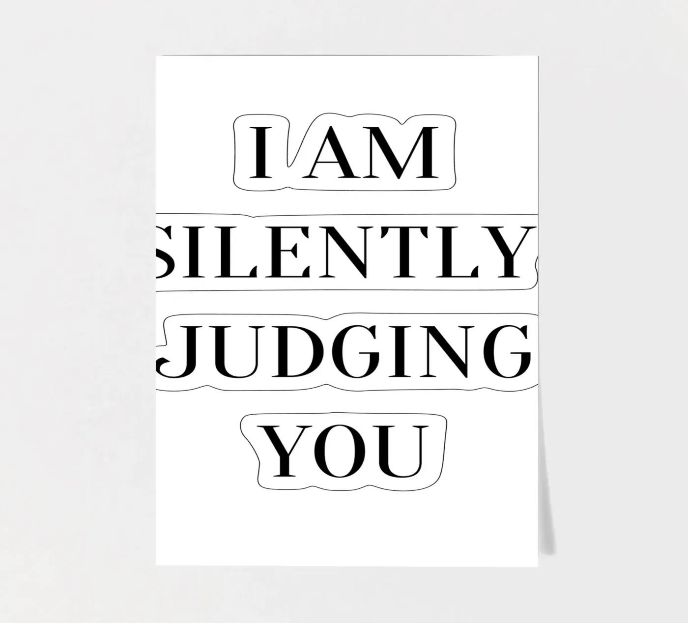 judging sticker sheet by Alina