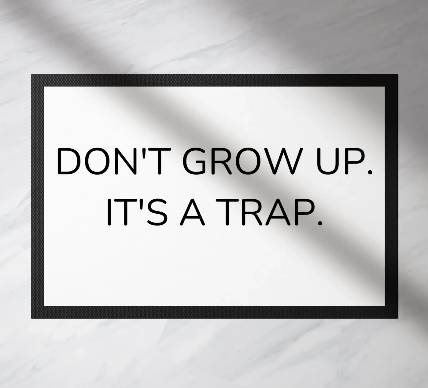 Spruch doormat by Alina