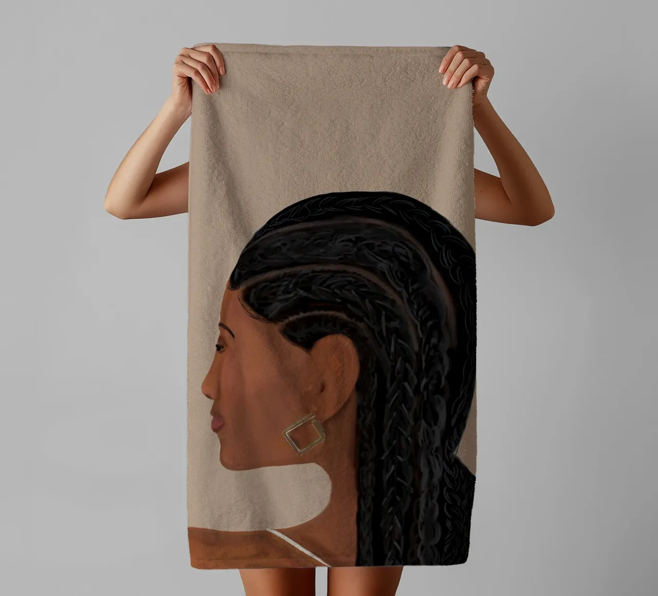 Afro Narrative asciugamano da bagno da Mathudace Créas
