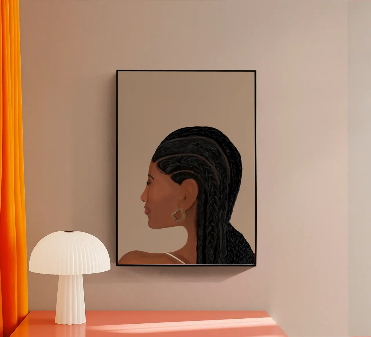 Afro Narrative plexiglass da Mathudace Créas