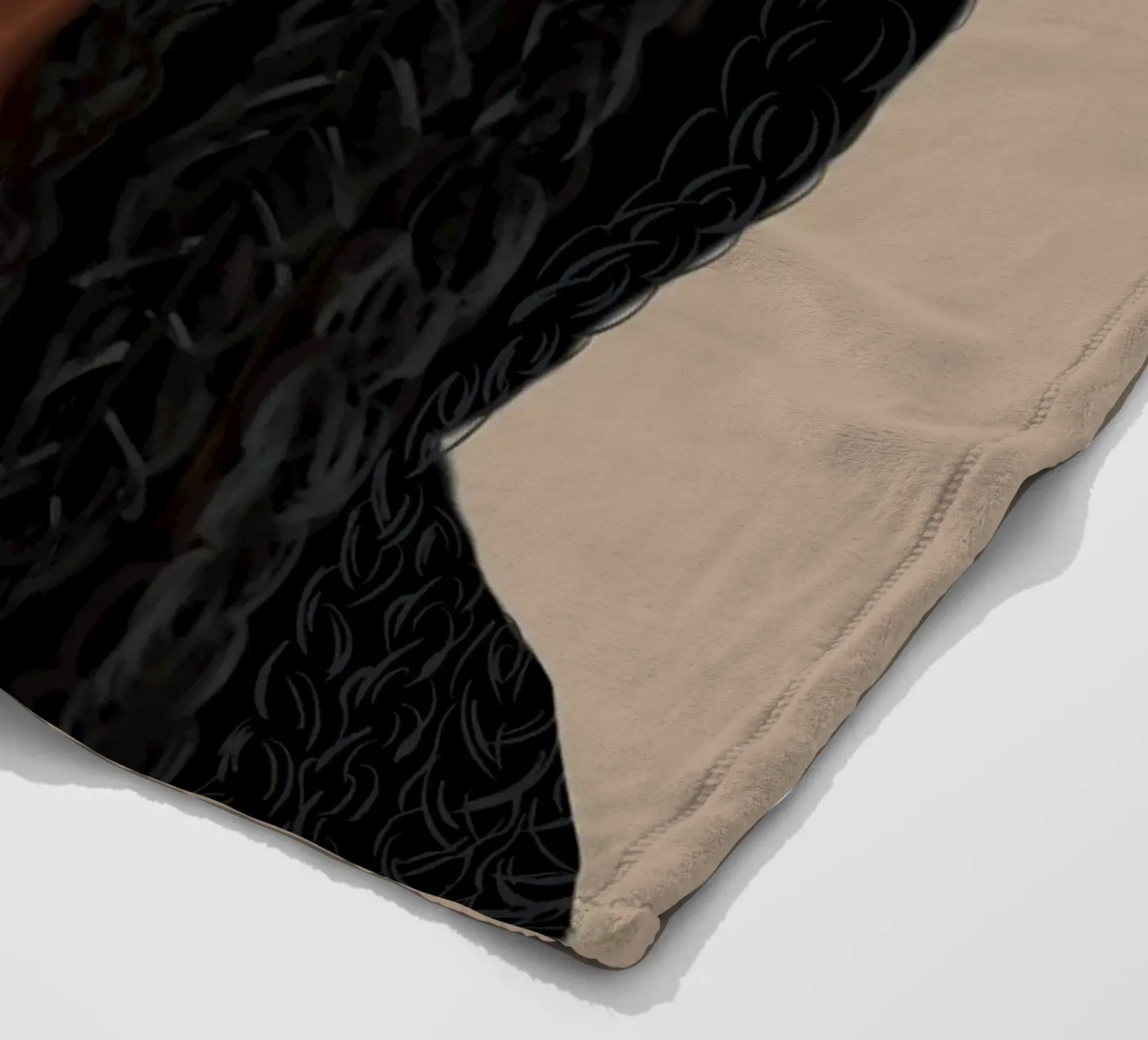 Afro Narrative fleece blanket by Mathudace Créas