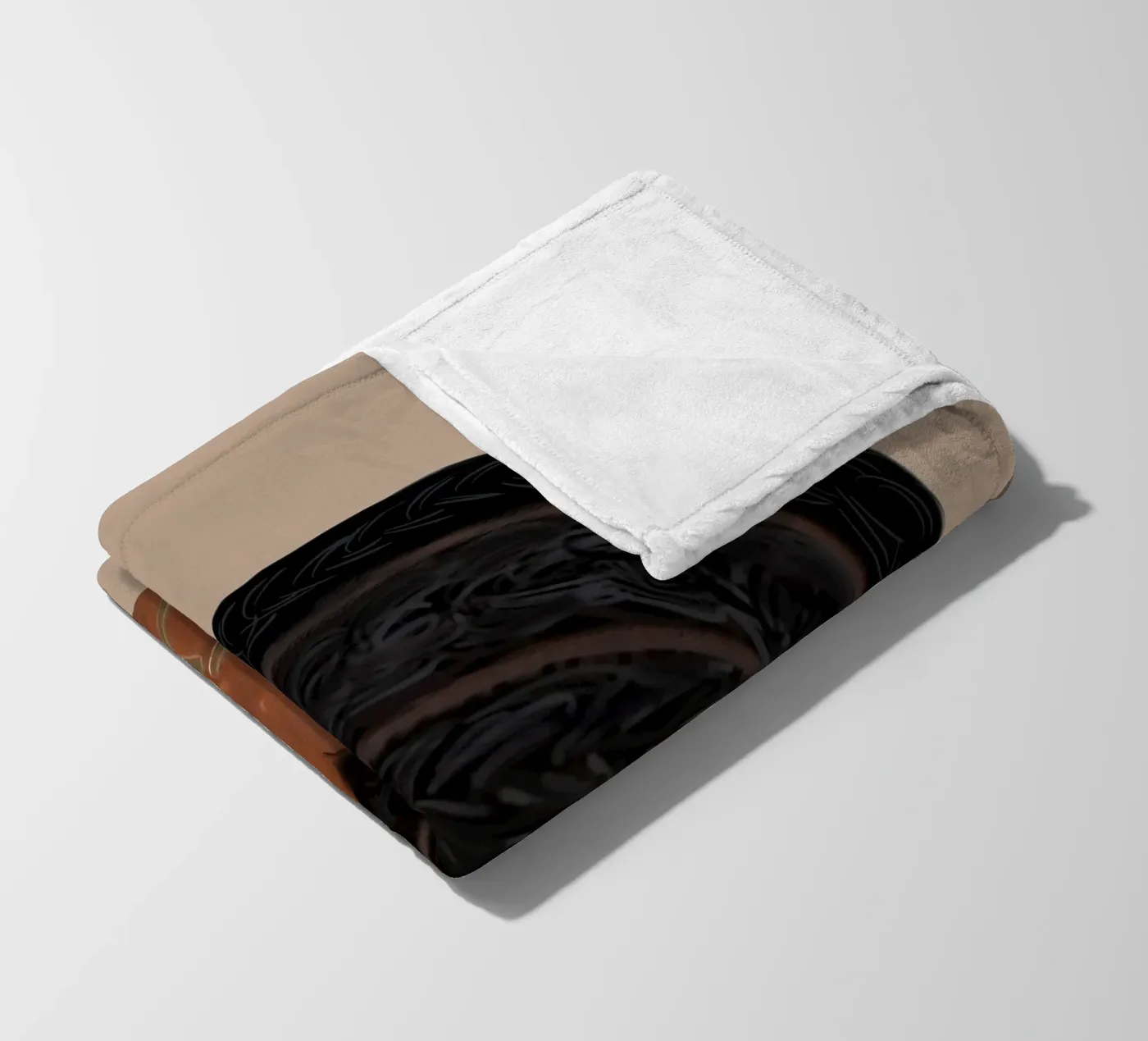 Afro Narrative fleece blanket by Mathudace Créas