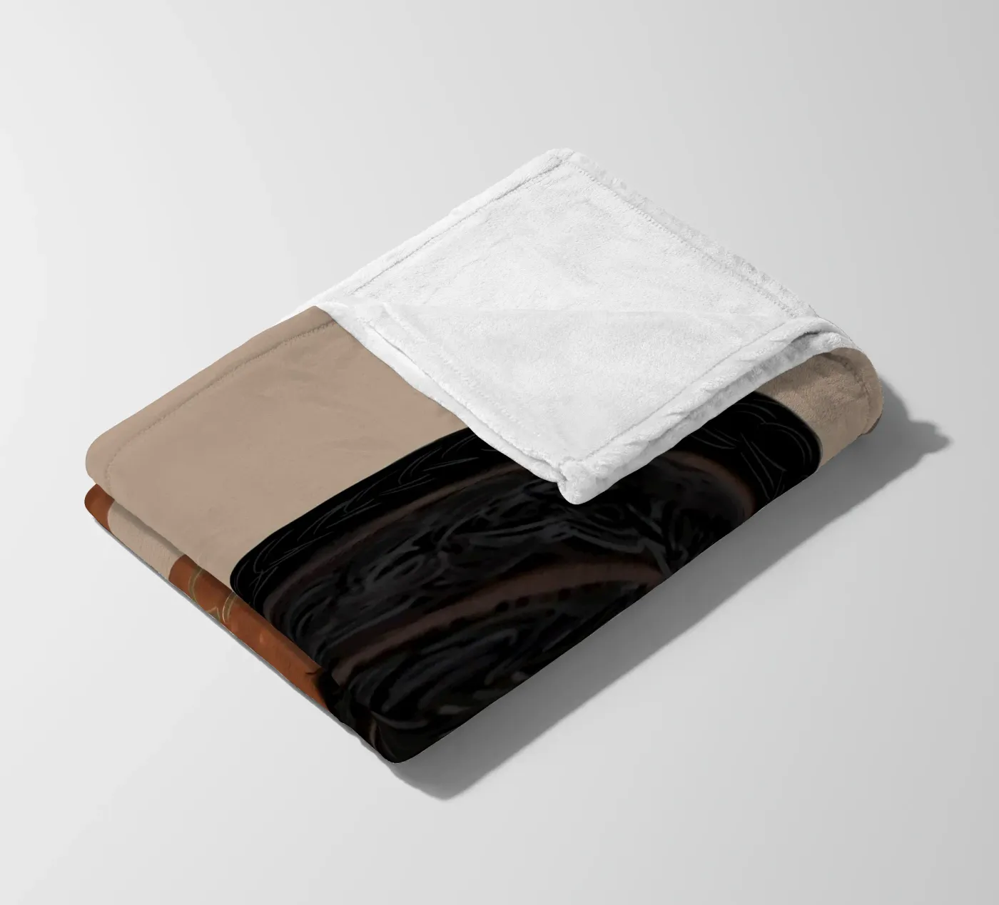 Afro Narrative fleece blanket by Mathudace Créas