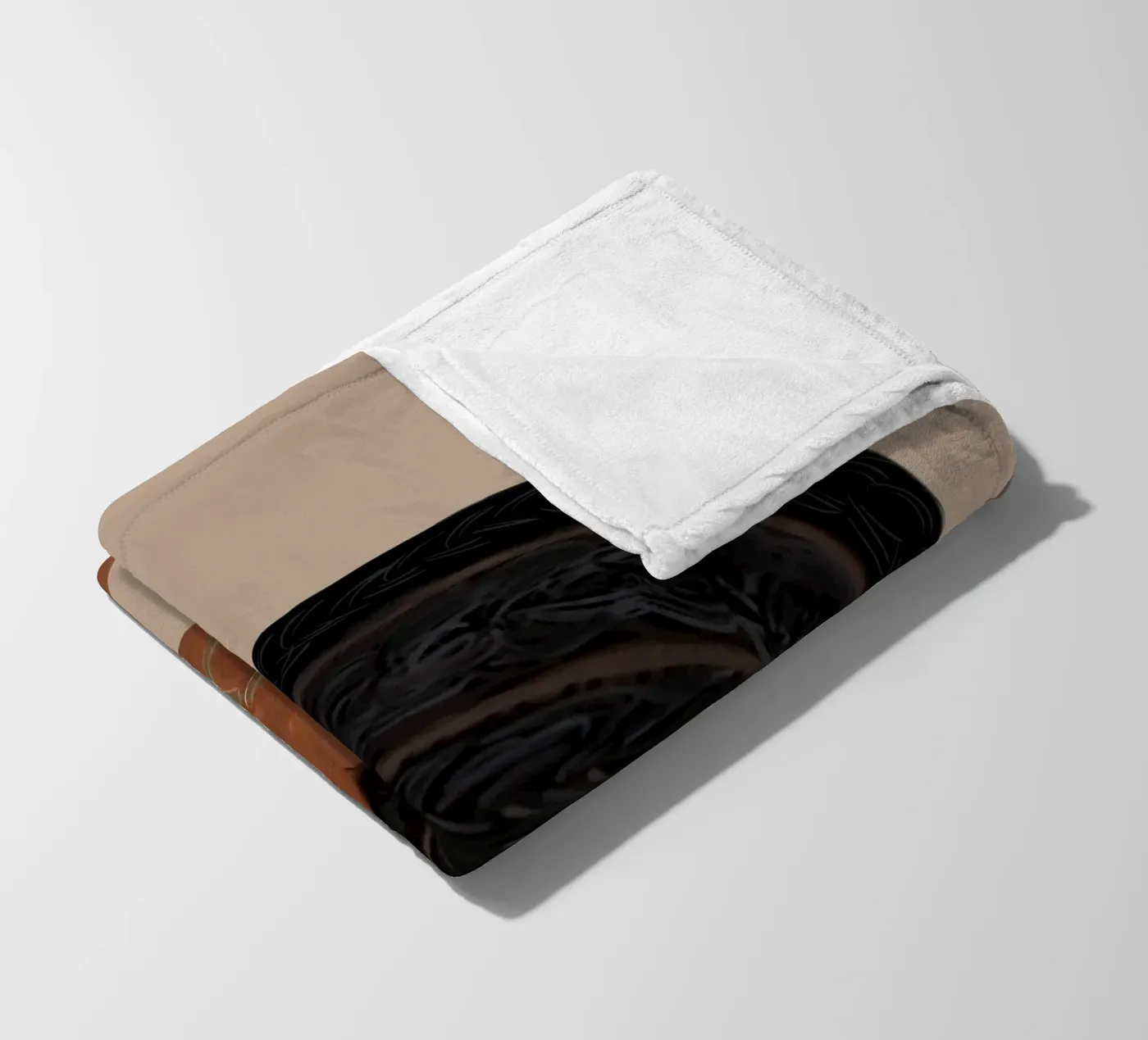 Afro Narrative fleece blanket by Mathudace Créas